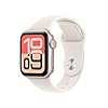 Apple Watch SE 3 GPS, Cassa 40 mm in alluminio galassia con Cinturino Sport galassia - S/M