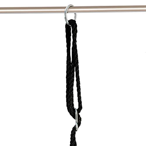 Costway Altalena Da Giardino A Nido, Altalena Da Giardino Per Bambini, Con Telaio In Metallo, Regolabile In Altezza: 100-160 Cm, Carico Fino A 150 Kg (Colorato) - 9