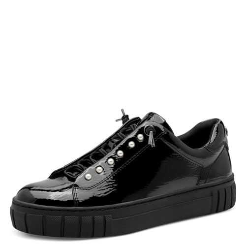 MARCO TOZZI Sneakers da Donna, 2-23736-45, Nero, Patent, 39 EU,