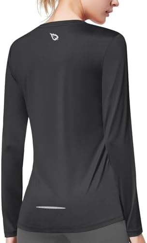 baleaf Long Sleeve Workout Tops for Women Running Athletic Shirts...