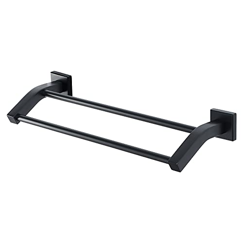 Racks serviettes FBSHAD à double barre pour salle de bain fixation murale