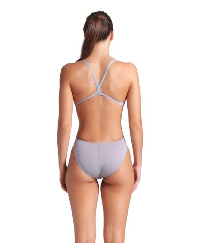 Image of Arena Women's Solid Team Swimsuit Challenge Back MaxLife Open Back Bathing Suit Athletic Swimwear