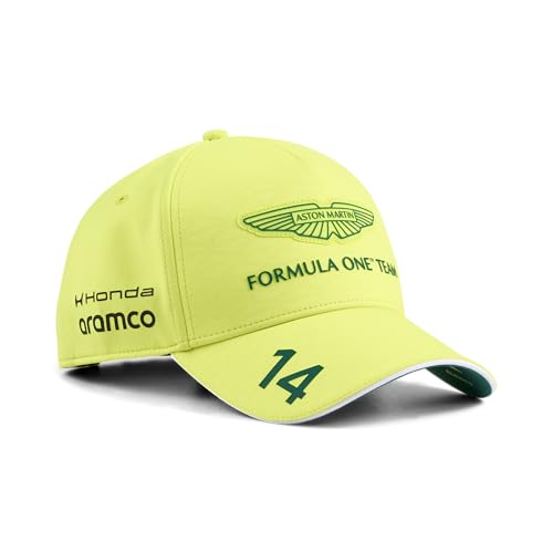 PUMA Aston Martin F1 2026 Fernando Alonso Team Hat - Lime - One Size Fits Most