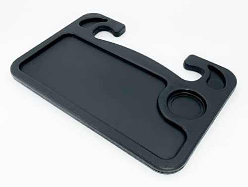 Multi-Functional Car Tray For Steering Wheel Double Sided Tray For Eating Or Desk For Laptop, Tablet, Ipad Or Notebook. Universal Car Travel Table For Travelers. Fits Most Vehicles #TOP1