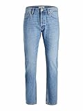 Braguette avec boutonnière JACK & JONES Male Comfort Fit Jeans Mike Original NA 023, Bleu Jeans Clair, 30W x 32L
