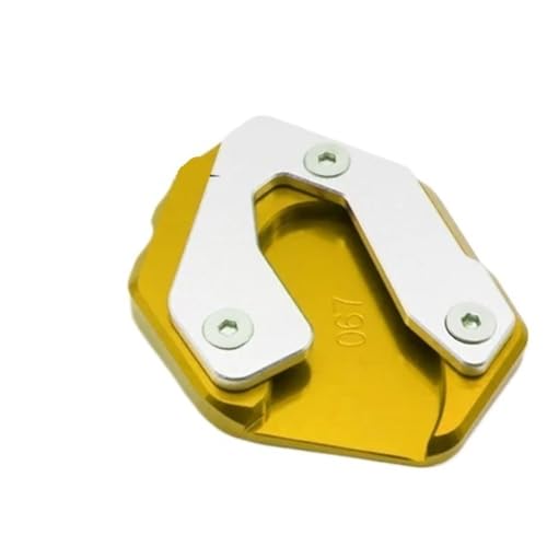 Plaque support extension béquille moto MT09 protection