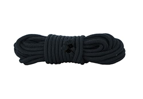 5m Bondageseil Bondage Seil 5 m 8mm Rope Baumwollseil (Schwarz)