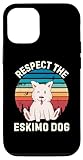 Installazione facile Custodia per iPhone 14 Pro Retro Rispetto Il Cane Eskimo Vintage Grunge Eskimo Dog Lover