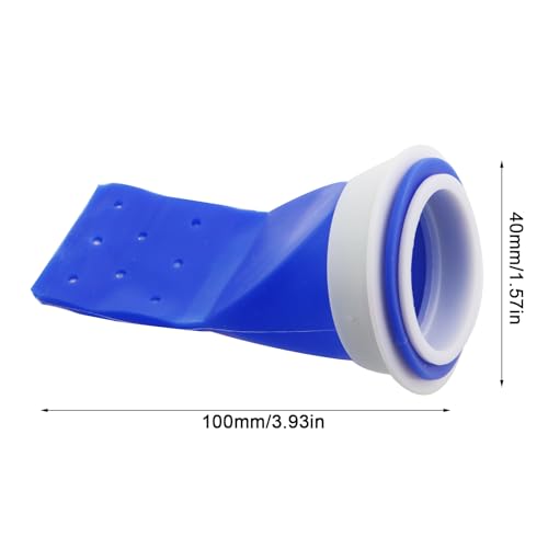 4 piezas válvula antirretorno para desagüe azul miniatura 2