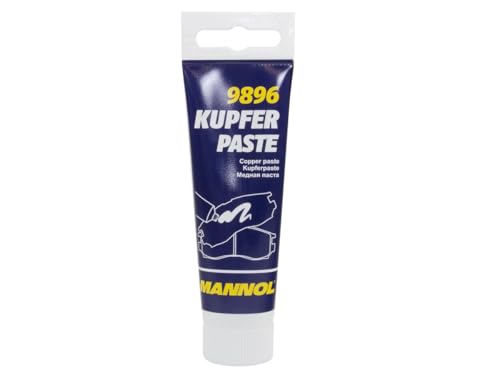 Image of MANNOL 9896 Kuferpaste | High Temperature Copper Paste | Bolts | Nuts | Brake cylinders | Spark Plugs | wiring | Pipes | Bushings Drill Hoses | Imported From Germany(50g)