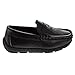 French Toast Kids Dress Shoes Faux Leather - Slipon Oxford Loafer Shoe - Black (Size 6 Toddler)