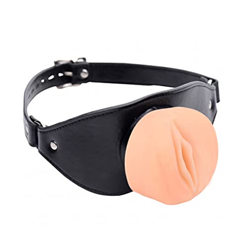 Masturbateur pour hommes Vagin de poche grand Muselière en caoutchouc Silicone Masturbateurs réalistes Bâillon buccal extrême pour femmes