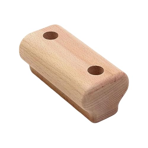 Aosekaa Wood Rock Wall Climbing Hold,Climbing Gift Wooden Grip Fingerboard for Bouldering Gymnastics Gym