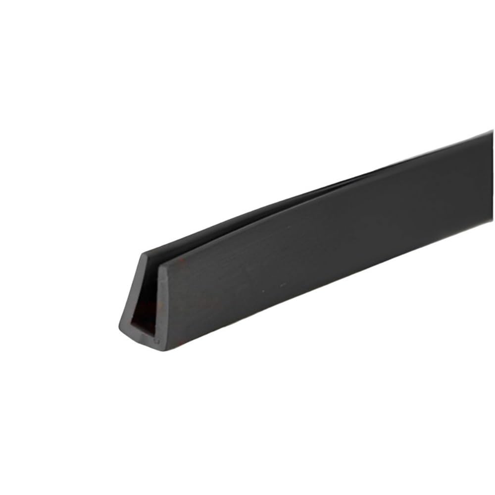 U-Shaped Seal Strip 1pc Rubber U Channel Trim, Door Edge Seal Strip Protector Shape Weather Stripping(6MM*10MM*3MM*5METERS)