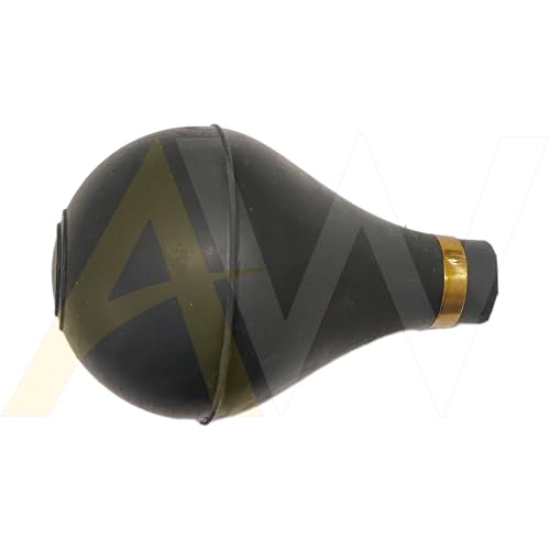Image of New Rubber Bulb for Vintage Brass Horn Car Taxi Truck - With Brass Clamp