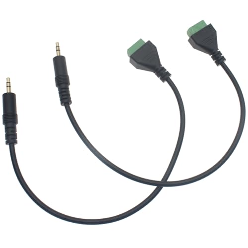 Cable Adaptador RCA 3.5mm 3P Terminal 32.5 cm miniatura 4