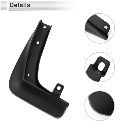 Image of X AUTOHAUX 1set Front and Rear Mud Flaps Splash Guards Mud Guards for BMW 1 Series(saloon) F40 2017-2022 W /Mount Accessories