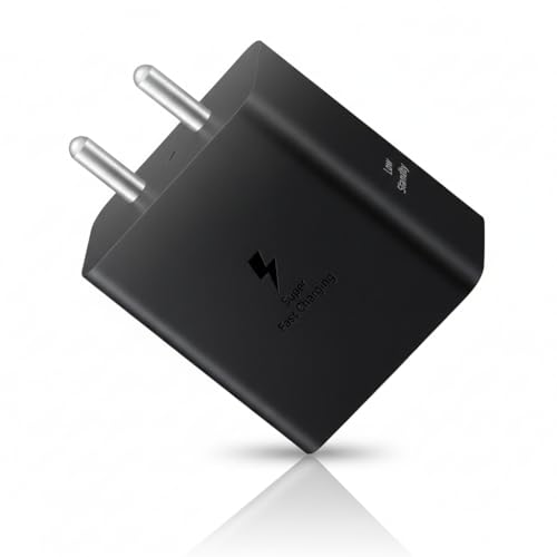 Image of Samsung Original 45W PD Type-C Superfast Charger Compatible with Samsung S25 /S24 /S23(Ultra,Fe,Plus)Tab S10(Fe+,Lite)A9+ /A11 /S9 Fe+ /Z Fold|Flip7 /6 /M17 /M07 /M36 /A55 /F16|45Watt USB C Fast Charging Adapter
