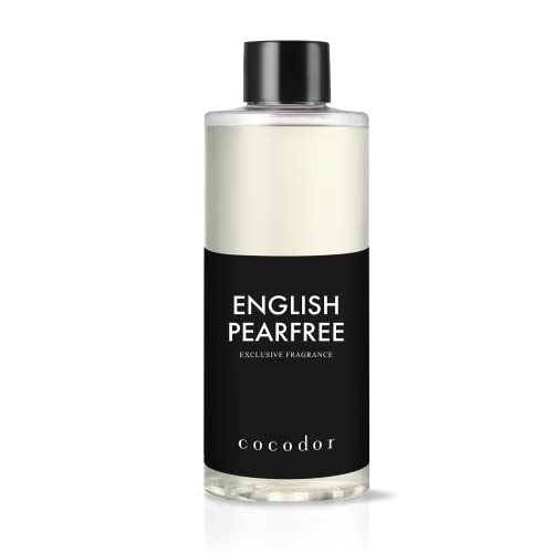 COCODOR Reed Diffuser Öl Nachfüll-/English Pearfree-/200 ml/1 Pack/Aroma Therapie, Home Duft, Öle für Schilfdiffusor, Bürodekoration, Dekoration Cover