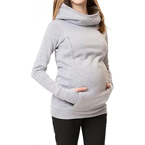 Damen Stillshirt Pitashe Langarm Umstandsmode Sweatshirt Nursing Pullover Tshirt Still Nursing Tops Sommer Damen Umstandstop Schwangerschaft Lagendesign Damen Schwangere Umstandsshirt Damen Stillshirt Cover
