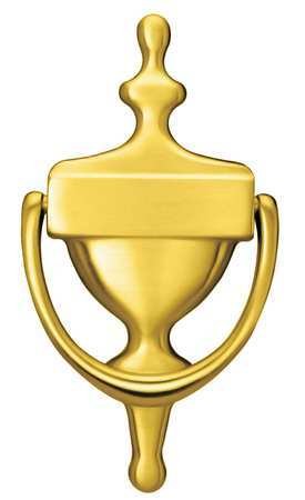 Door Knocker, Polished Brass