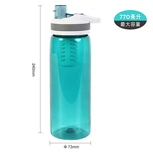 Palha Externa, Andoer Filtro de reposição de garrafa de água Purificador de filtração de água para a