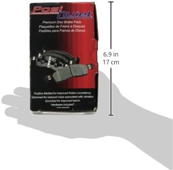 Miniatura 7 de Centric 105.09080 Posi Quiet Premium - Juego de pastillas de freno de disco de cerámica para Lexus IS250 2015-2009, Lexus GS300 2006, modelos Toyota