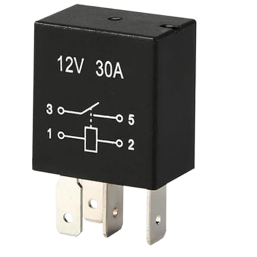 Relais de voiture 12V 5P 30A haute résistance pour commutation de projecteur de camion