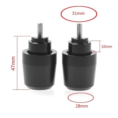 Contrepoids guidon CBR1000RR embouts poignées moto 2008-2023 - 4