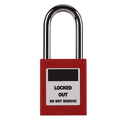 Image of Lockout Tagout Hasp, Reusable Low Density 360 Rotation Writable Safety Lockout Hasps for Building Works for Industrial Equipment for Workshop