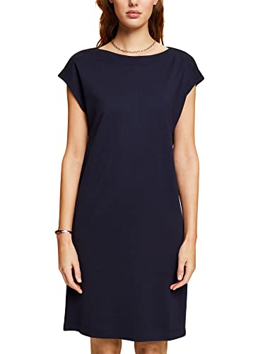 ESPRIT Damen 033ee1e319 Kleid, 400/Navy, M