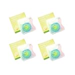 Cocofloss Woven Dental Floss, Dentist-Designed Oral Care, Coconut Scent, Waxed, Expanding, Kid-Friendly String Floss with Coconut Oil, 4 Spools (33 yd Each)