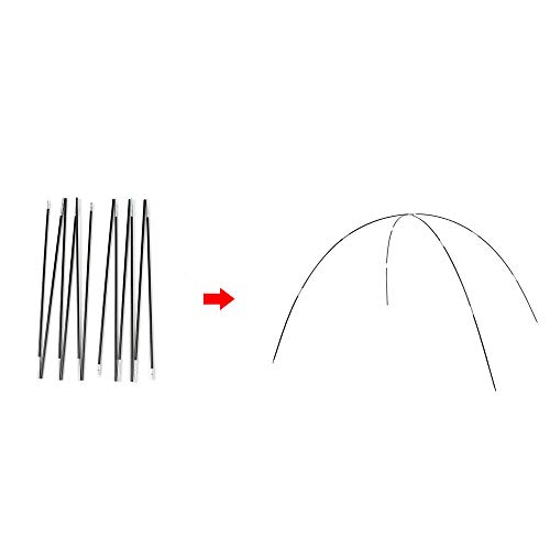 DECDEAL Kit de pólo de barraca de substituição de fibra de vidro Rod de barraca