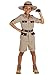 Fun Costumes Safari Explorer Costume for Kids | Wilderness Adventurer Outfit with Shirt, Shorts, Belt, & Hat Large