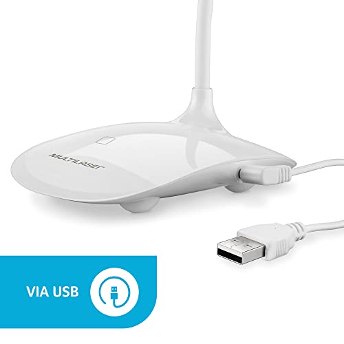 Luminária Led USB Branca Multilaser - AC274