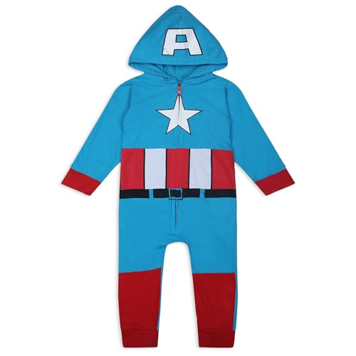 Combinaison Marvel Captain America en pur coton hypoallergénique de qualité