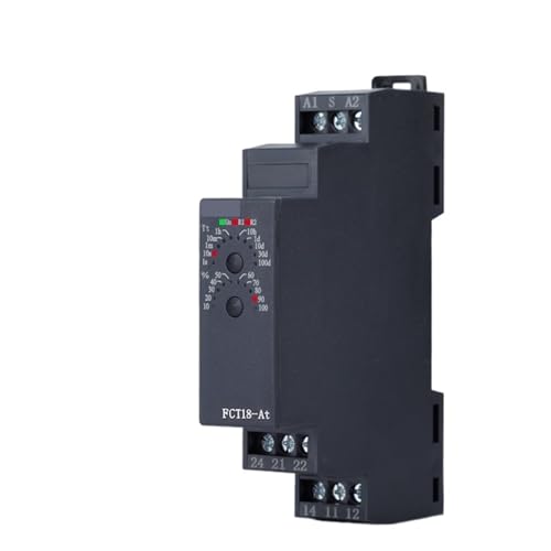 Relais temporisé mise sous tension Fiicco FCT18-AT rail DIN AC 220V