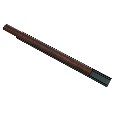 Protège-câble PVC bois de cerisier pour salon et bureau