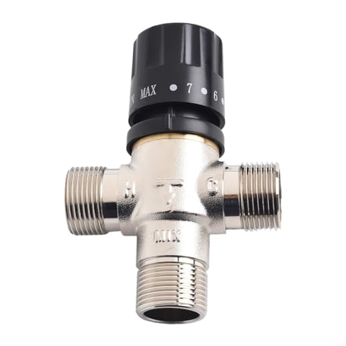 Vanne de mélange thermostatique DN20 pour chauffe-eau solaire et radiateur - 6