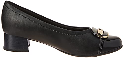 Sapato Salto Baixo Rita, Piccadlly, Preto, 35