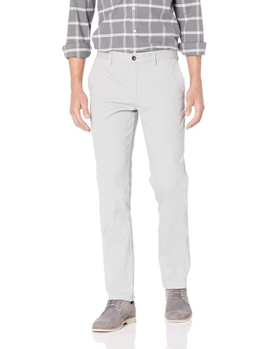 Image of Amazon Essentials Men's Slim-Fit Wrinkle-Resistant Flat-Front Chino Pant