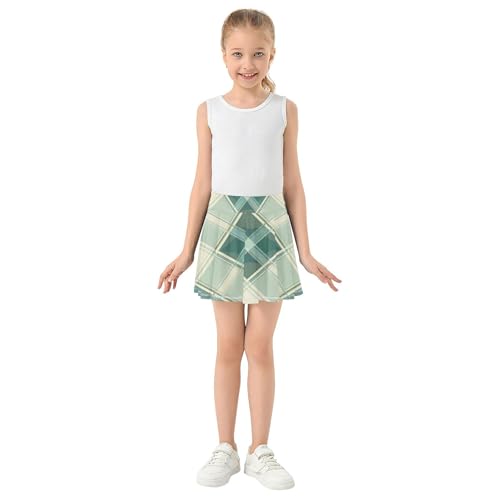 Girls Tennis Skirts with Built-in Shorts Flowy Golf Skirts for Little Girls Skort Kids with Pockets3