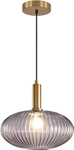 KCO Lighting Gold Glas Pendelleuchte