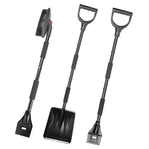 Kit de déneigement de voiture avec pelle amovible pour routes enneigées