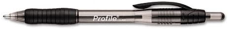 Paper Mate : Profile Retractable Ballpoint Pen, Black Ink, Bold Pt, 1.4 mm -:- Sold as 2 Packs of - 12 - / - Total of 24 Each