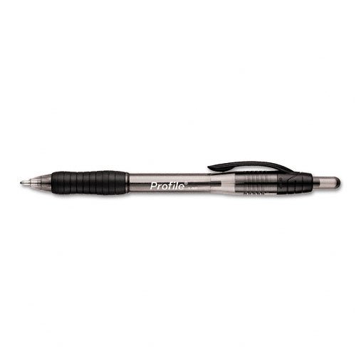 Paper Mate : Profile Retractable Ballpoint Pen, Black Ink, Bold Pt, 1.4 mm -:- Sold as 2 Packs of - 12 - / - Total of 24 Each