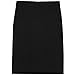Produktbild HenShiXin Damen Feste Schwarze Röcke Große Yards Langer Abschnitt Leder (Color : Black, Size : M)