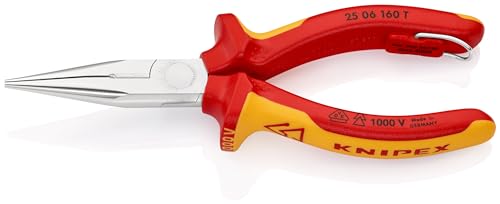 25 06 160 T BK Radio Pliers with Tether Attachment Pt. In Blister Packaging