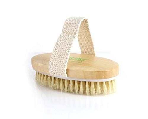 Repechage Body Dry Brush Exfoliator w/Natural Bristles | Manual Exfoliator Helps Reduce the Appearance of Cellulite, Helps Improve Circulation | Deep Pore, Skin Cleansing Eliminates Dead Cells