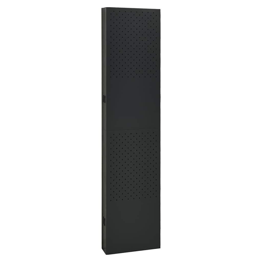 6-panelowy parawan 240x180 cm stal czarny